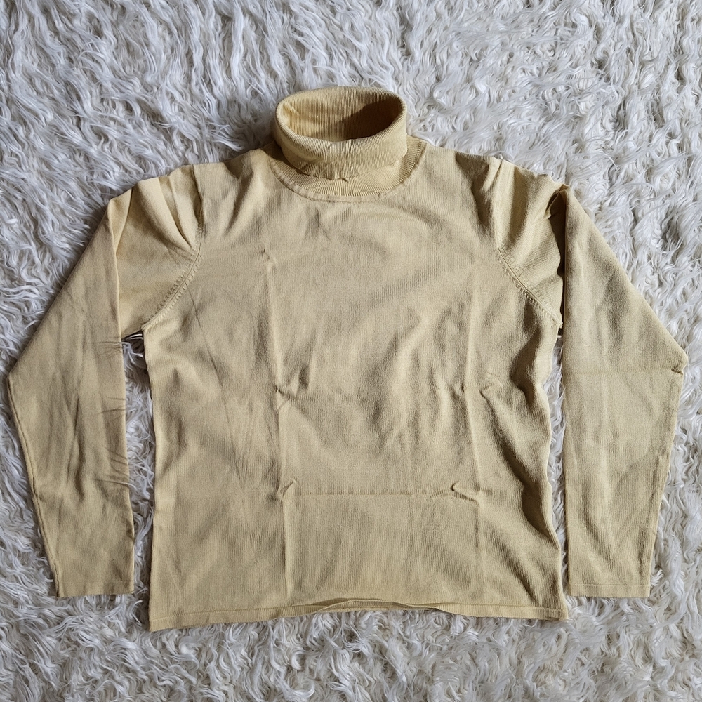 Pendleton Vintage Silk Blend Mock Neck Sweater Size Medium